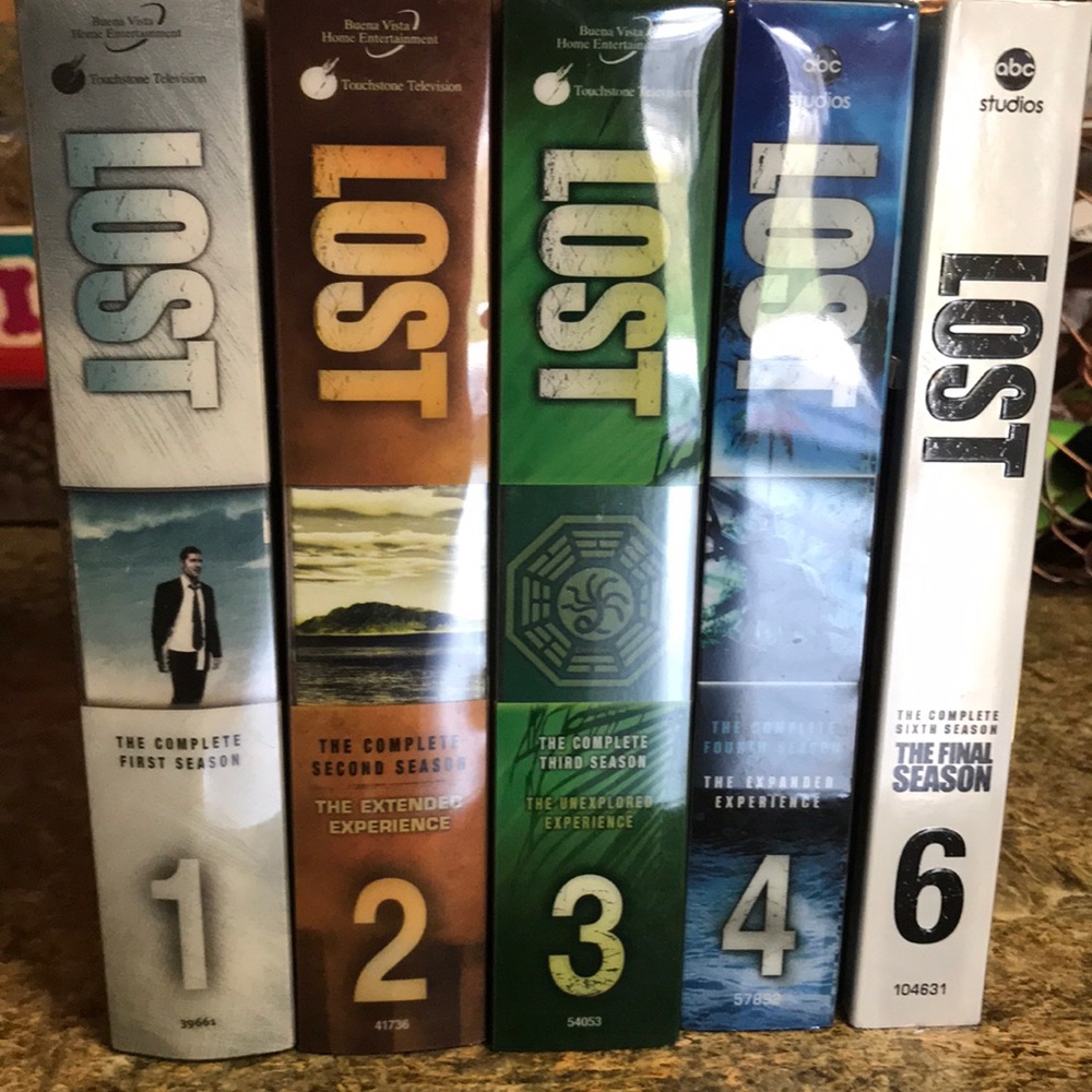 1, 2, 3, 4, and season 6 of LOST